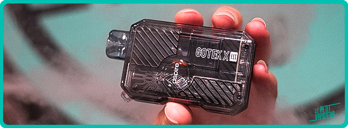 Prise en main du Pod Gotek X 3 Aspire
